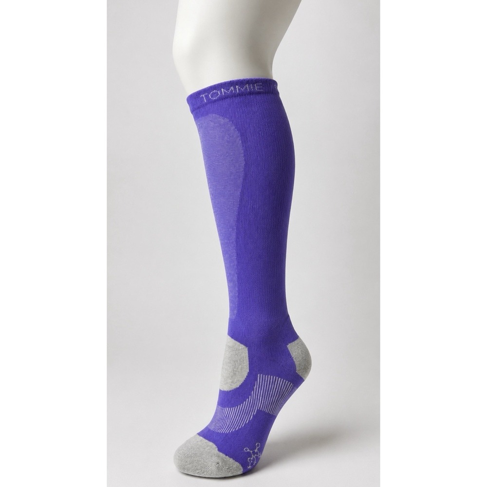 TOMMIE COPPER Women's NEW Purple Size Medium Compression Socks Calf Leg Support
